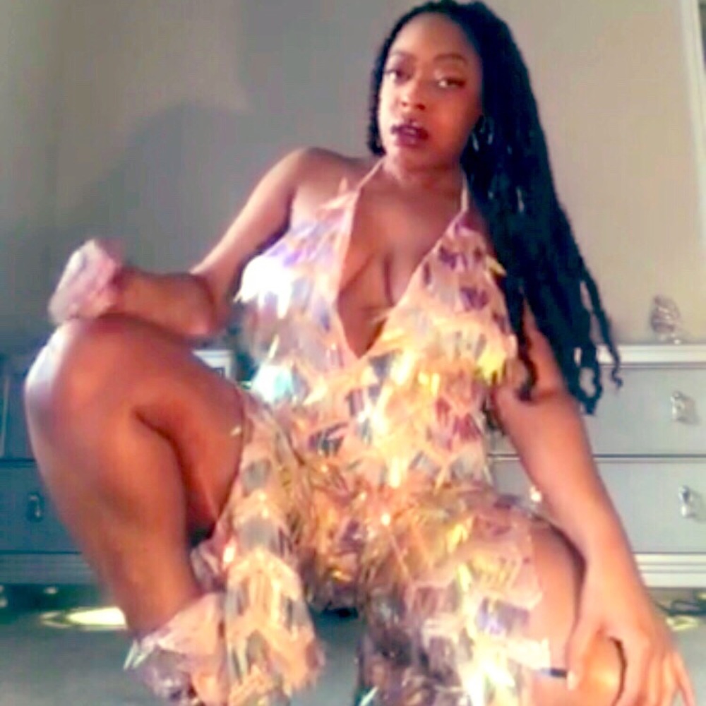 💎Iridescent Sequin Jumpsuit💎 - Picture 2 of 7